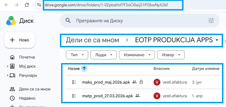 MAKS i MATP aplikacije